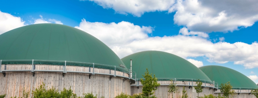 Symbolbild einer Biogasanlage im Kontext der kommunalen Energieplanung