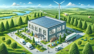 Energieeffizienter, umweltfreundlicher Betrieb